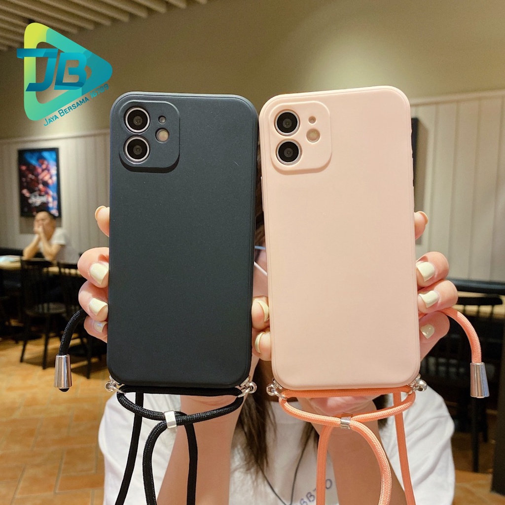 SOFTCASE SLINGCASE TALI LANYARD MACARON PELINDUNG KAMERA HUAWEI NOVA 7 JB5619