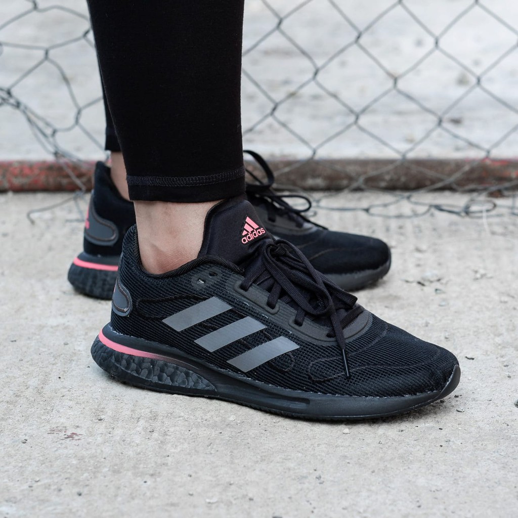 SEPATU ADIDAS SUPERNOVA BOOST BLACK WOMEN ORIGINAL