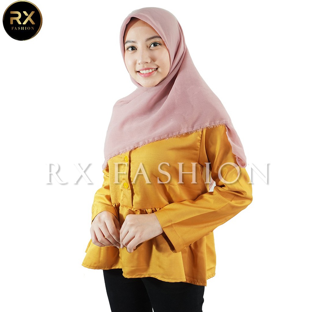 RX FASHION JILBAB CRINKLE SHAWL - FASHION MUSLIM 1R