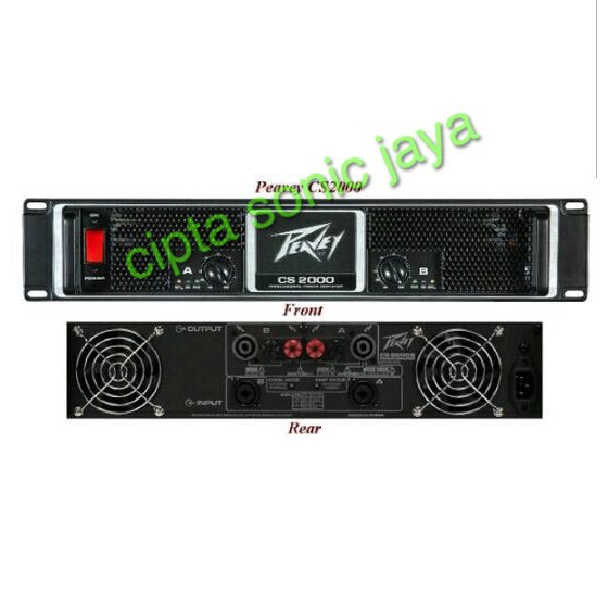 (PETI KAYU) power amplifier peavey cs 2000 / CS2000 profesional