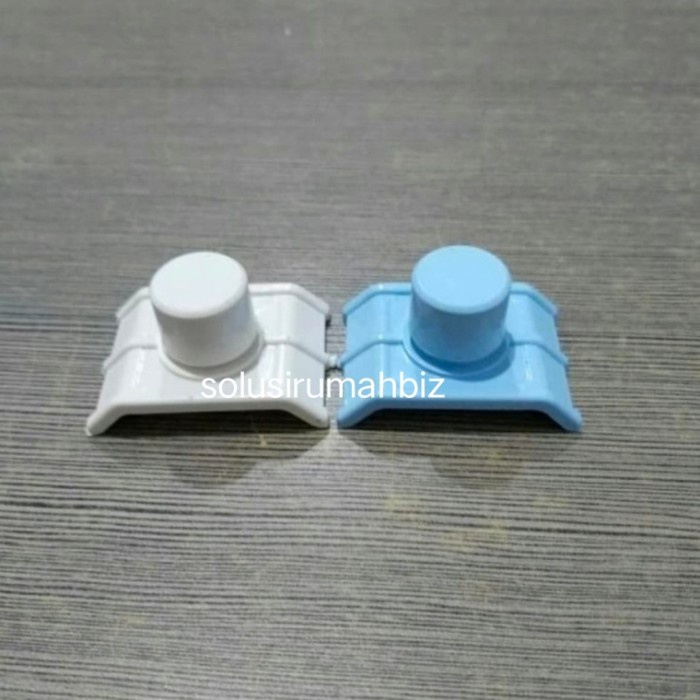 roof seal 20pcs putih tanpa sekrup roof seal sil atap kotak bulat pvc