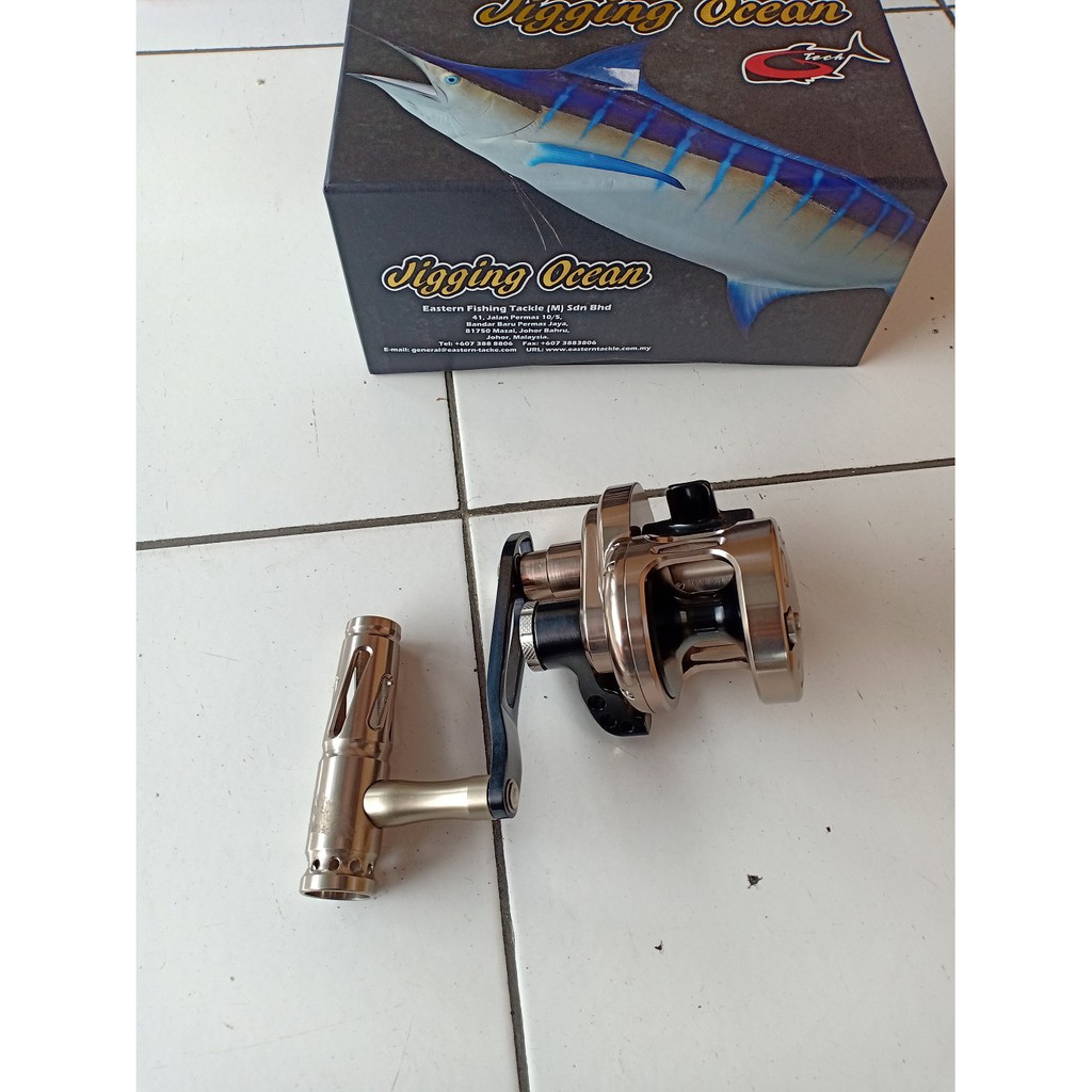 Reel OH Jigging Ocean 101HG Full Metal Body Dual Brake System