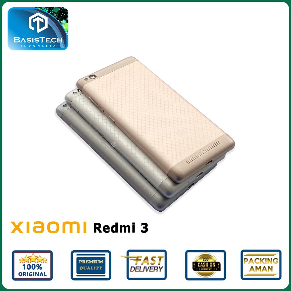 BACK COVER BACKDOOR CASING XIAOMI REDMI 3