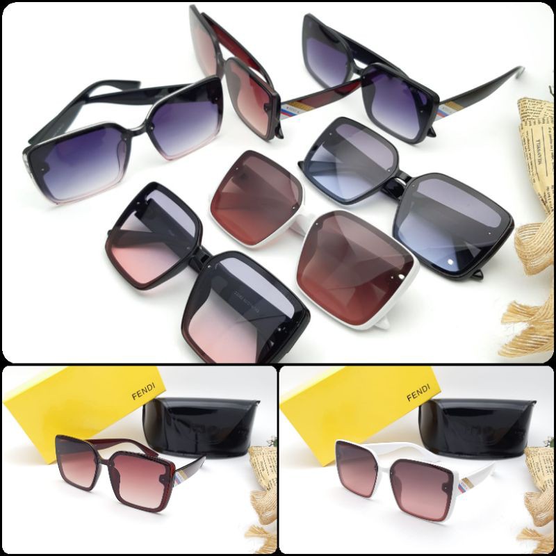 Kacamata Sunglasses Wanita Fendi 32080 Lensa Anti Uv