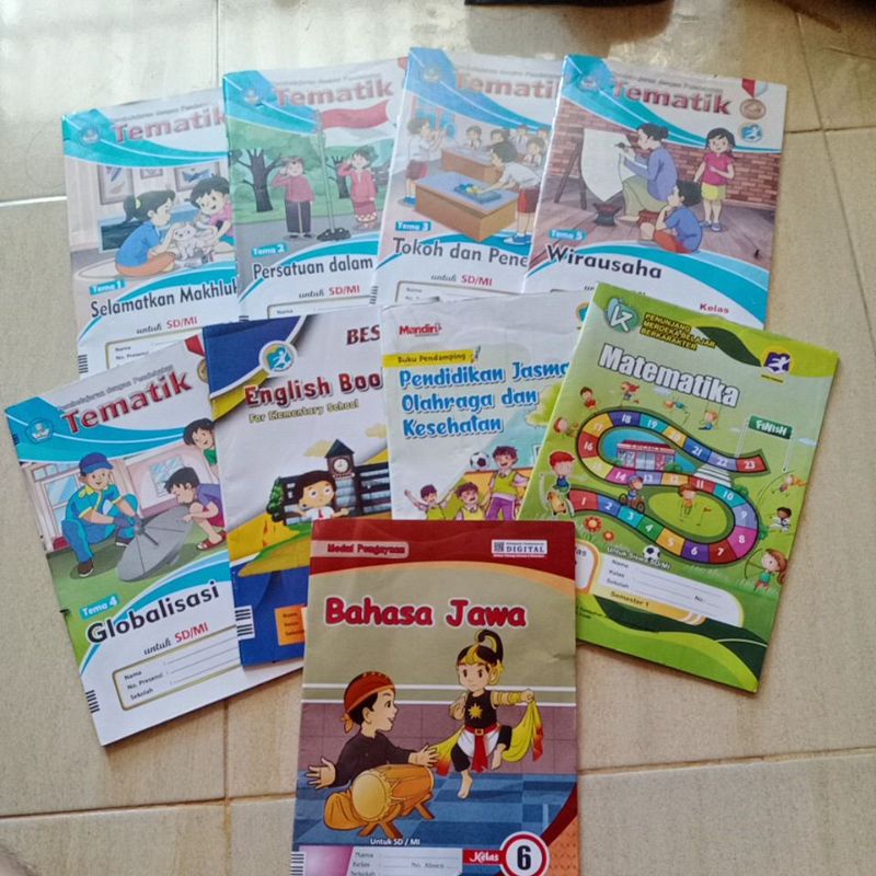 LKS Efektif SD kelas 6 semster 1 Kurikulum Terbaru LKS SD 6