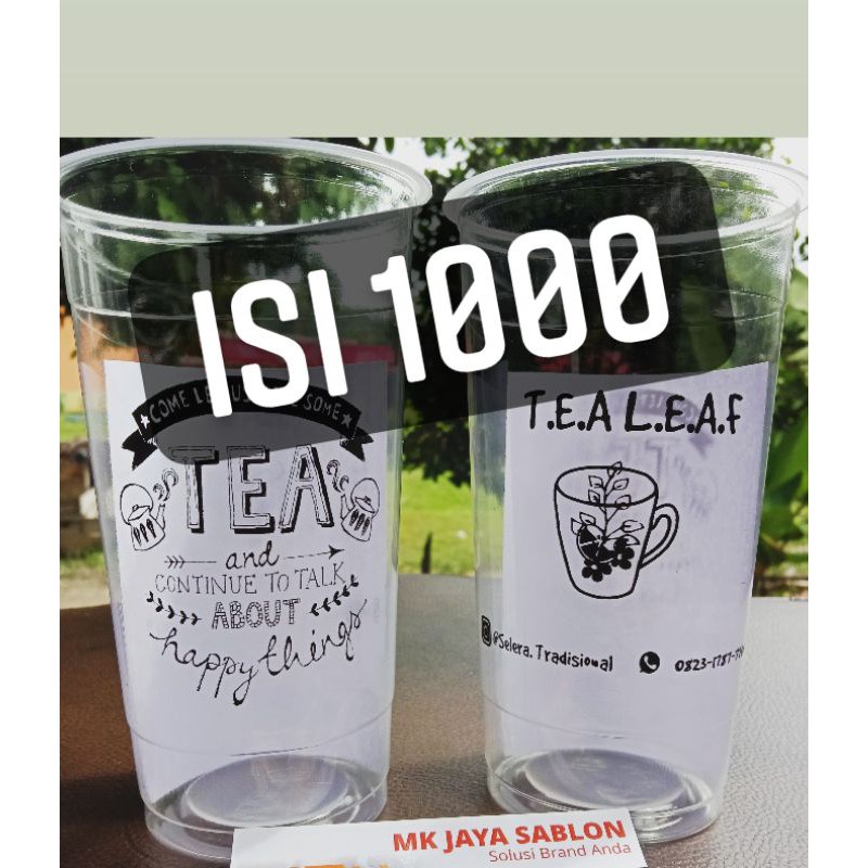 sablon cup custom 22 oz per dus isi 1000 pcs