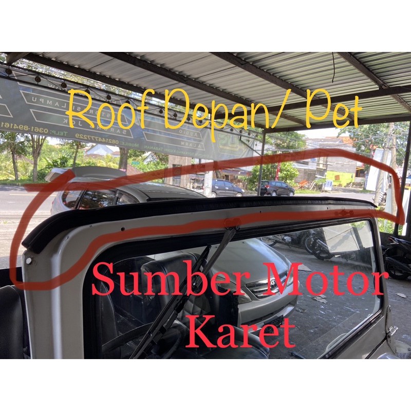 Karet Topi /Roof Depan/ Pet Hardtop FJ/BJ40/45