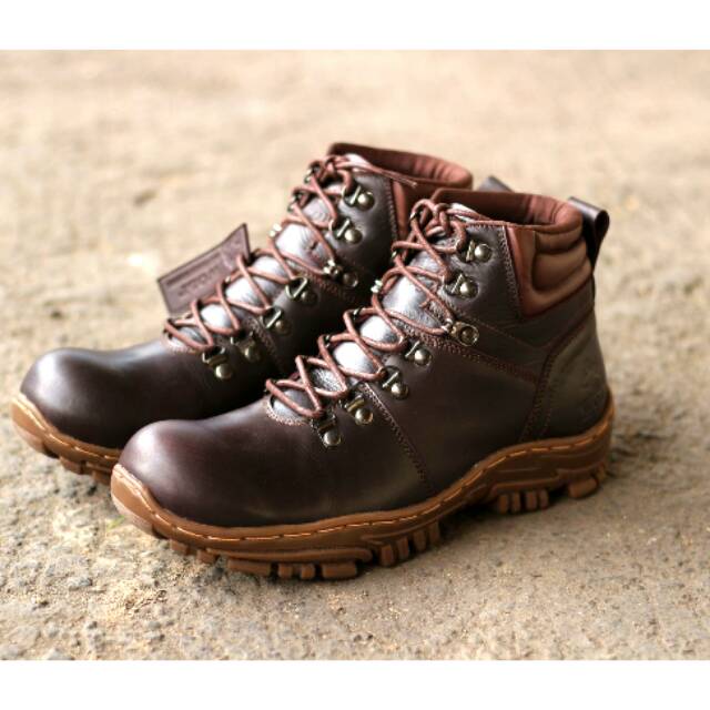 SEPATU SAFETYBOOT KULIT ASLI