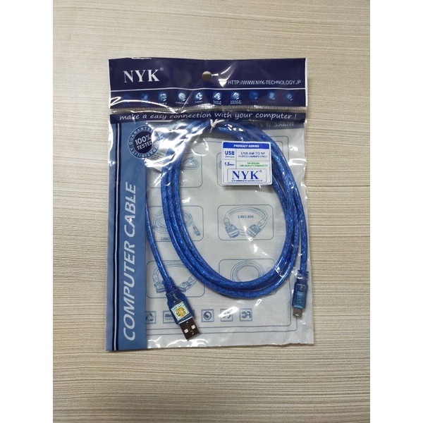 KABEL DATA USB CHARGER STIK PS3 / PSP / HARDISK NYK BIRU