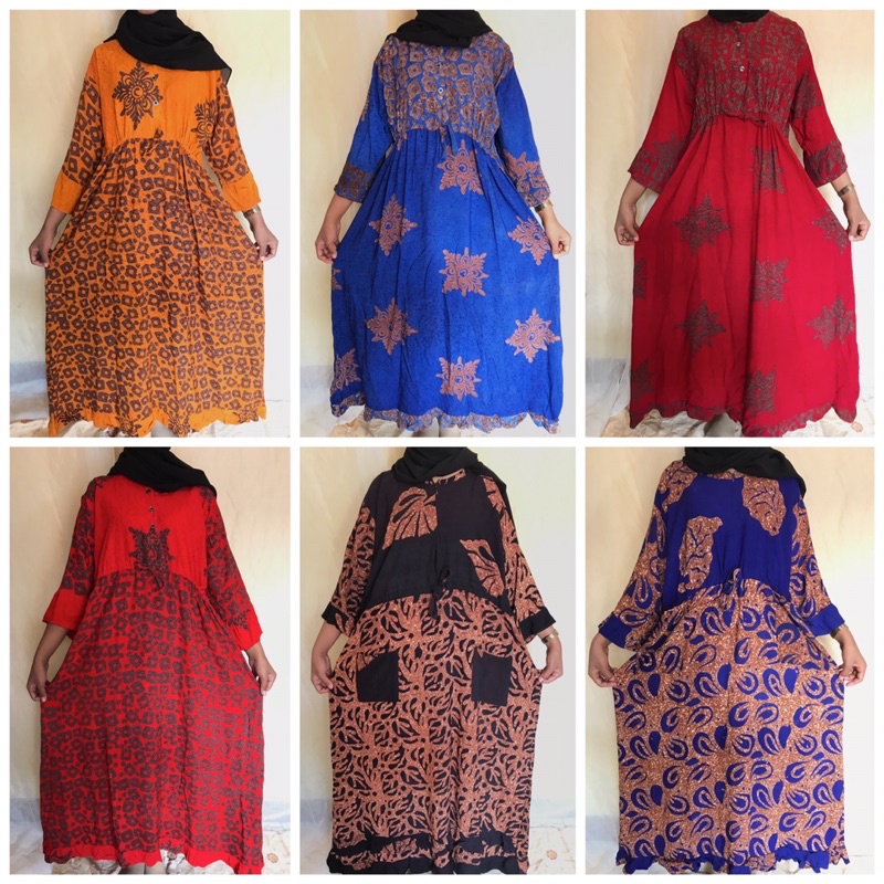 DASTER BATIK KAIN SANTUNG PREMIUM ADEM LEMBUT BUSUI FRIENDLY SERUT TALI