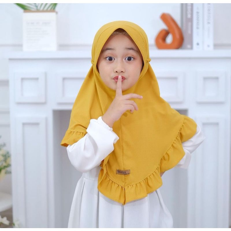 Hijab Anak TK Arsyilla Tali Kepang 3-7 Tahun ORIGINAL VIQAST