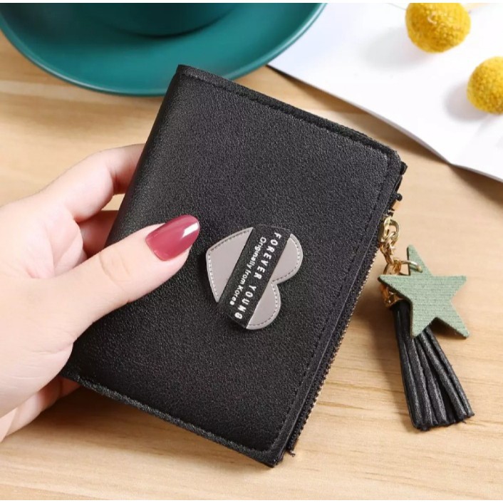 (COD) DOMPET LIPAT DOMPET WANITA KOREAN FASHION WALLET MALLSHOPPING