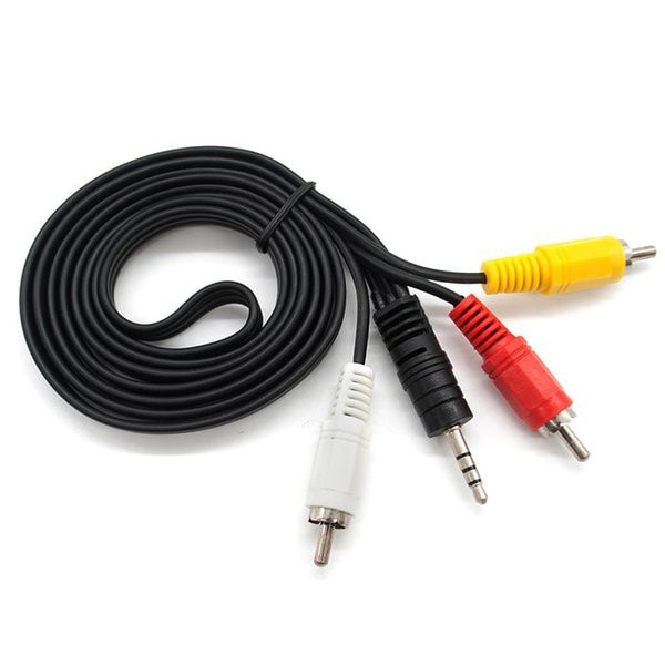 Kabel RCA to AV Jack 3.5 mm untuk STB Android TV Box ke TV Tabung dll