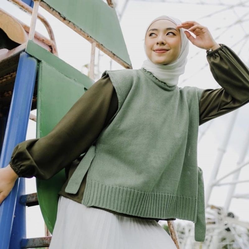 ROMPI SWEATER - KOREA LOOK - SWEATER WANITA - SWEATER