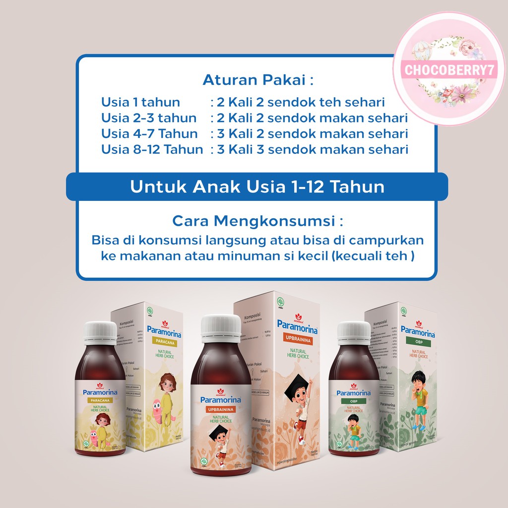 Paramorina Madu Herbal Anak Vitabumin Paramorina Paket 3 Pcs