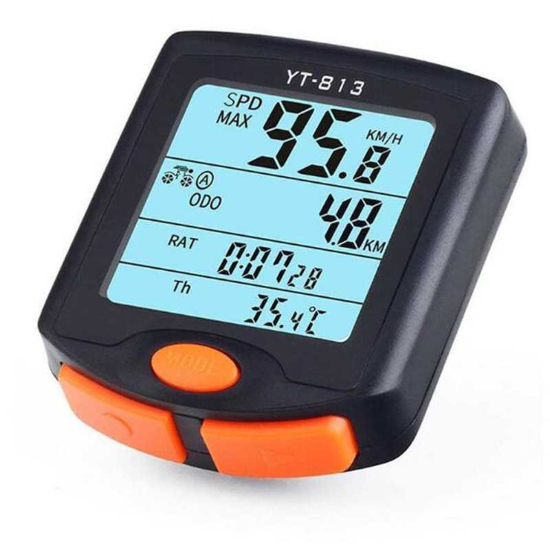 Speedometer Sepeda Wireless Odometer LED Waterproof