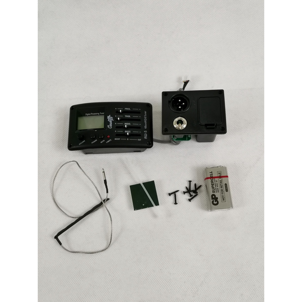 Equalizer cowboy AW5 fullset EQ AW-5 preamp spul gitar AW 5