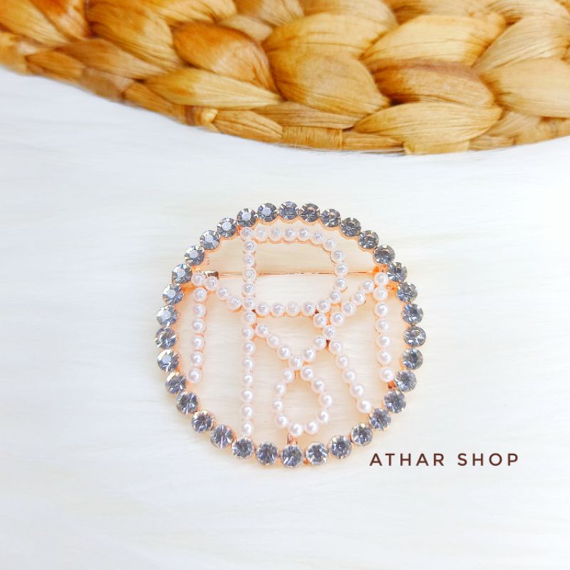 Bros B,bross button,pin Bros buttonscarves-Rm 081 rose gold