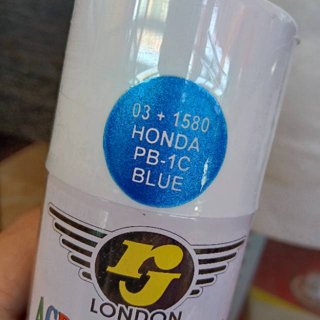 candytone honda pb-1c blue biru honda 150cc rj london pilok pilox cat semprot spray paint untuk motor mobil velg helm kayu besi plastik