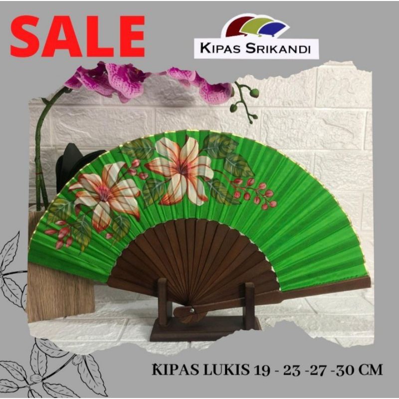 

Kebaya/kebaya modern/brokat Kipas Srikandi Lukis