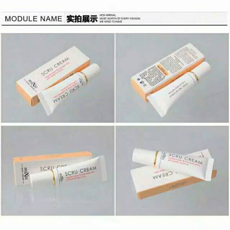 MIXIU SCRU CREAM PELEMBAB BIBIR ANTI KERING