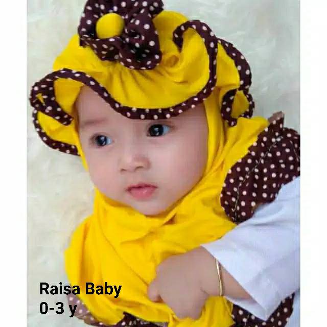 Hijab Bayi Lucu 0-2 tahun Adem tidak gerah-1
