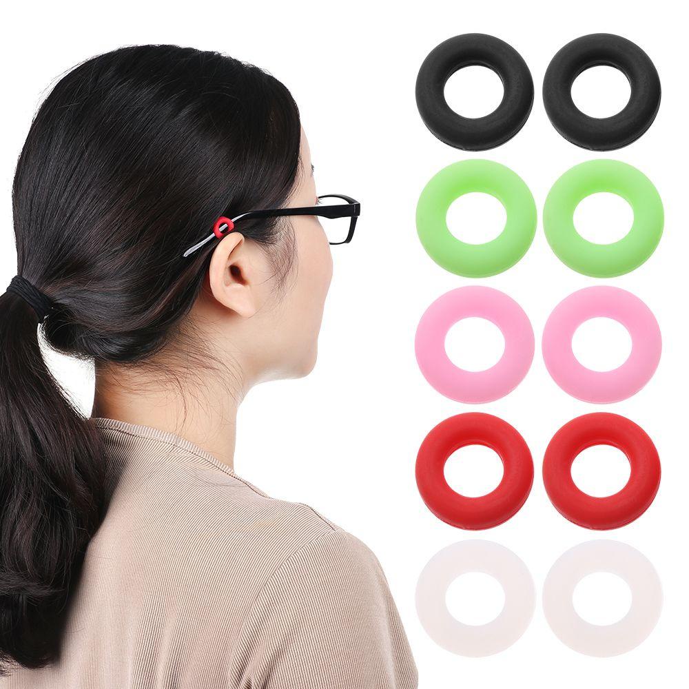 Suyo Kait Telinga Kacamata Bulat Aksesoris Hook Grips Eyeglasses Outdoor Silicone Grips