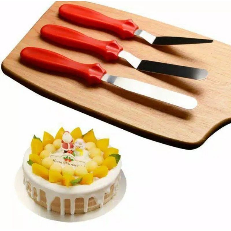 Spatula Poles Set isi 3 Untuk ButterCream