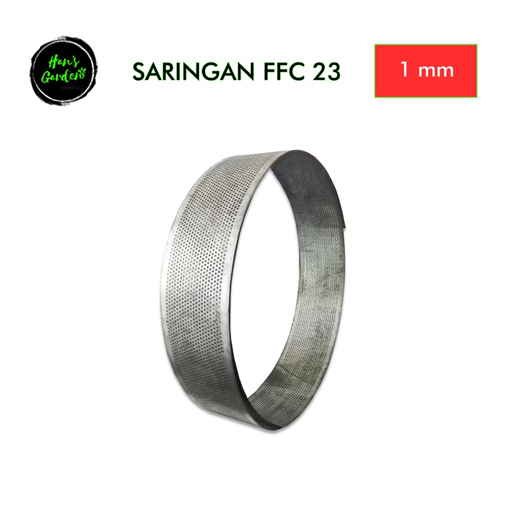 Saringan disk mill mesin penepung FFC 23 kasar 1 mm