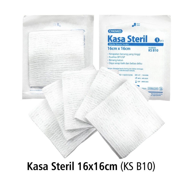 Kasa Steril Onemed Kasa Sterile 16cmx16cm