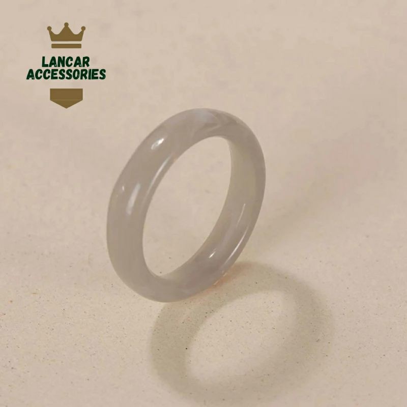 COD Cincin Ring Manau Batu Agate Banyak Pilihan Warna