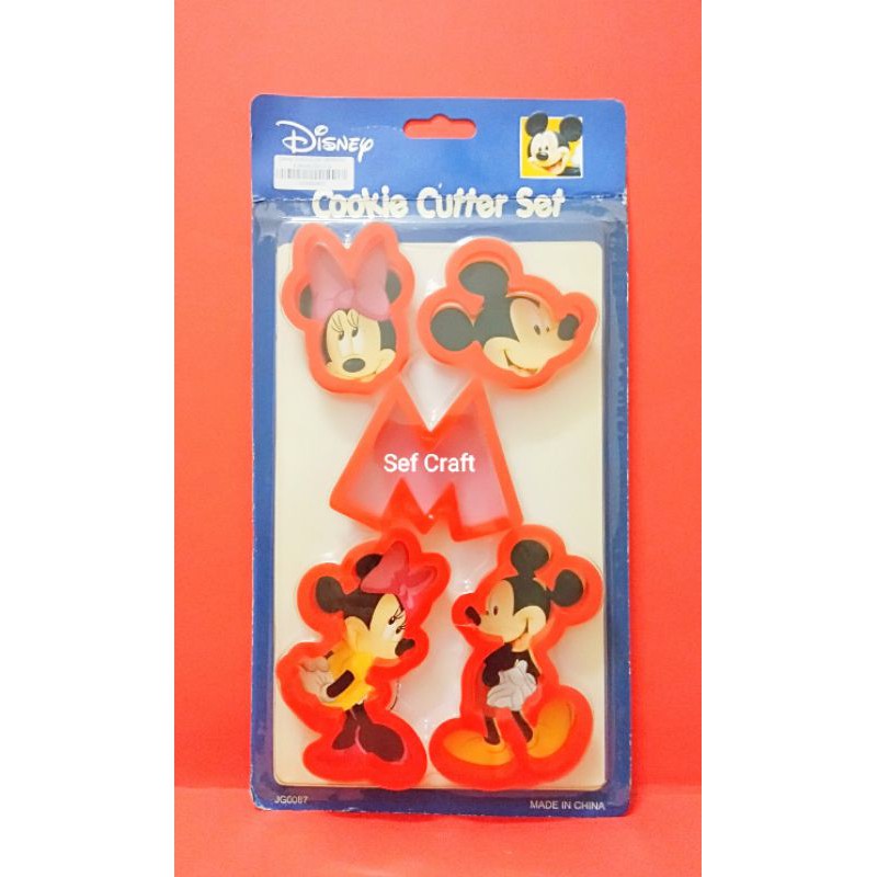 

Mickey & Minnie mouse cutter 5 / set Import