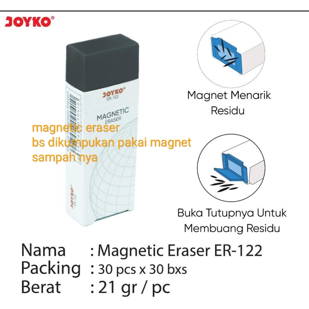 

penghapus magnetic eraser joyko er 122