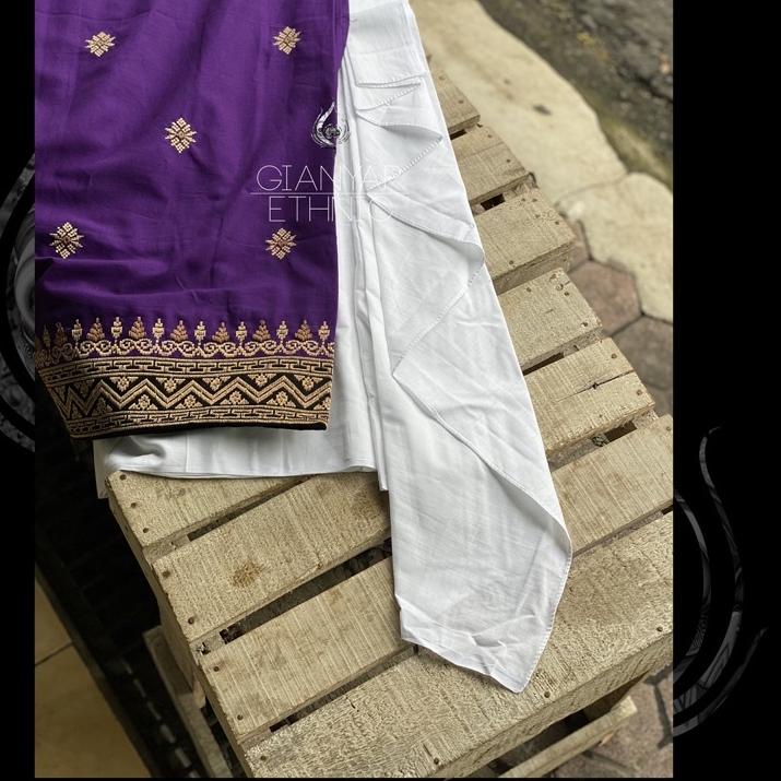 Stock banyak || 0RJQB Saput katun semi songket ungu muda ||Baru