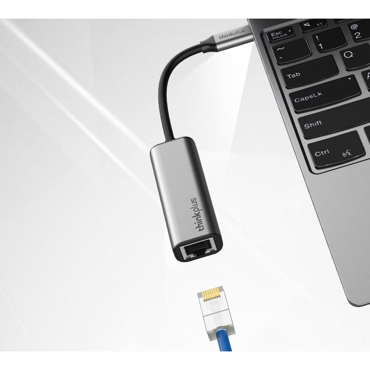 Lenovo Thinkplus USB Type A to LAN RJ45 Ethernet Adapter 1000Mbps Ori