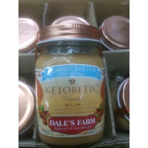 

selai kacang dale's fram ketobetic Crunchy 250gr