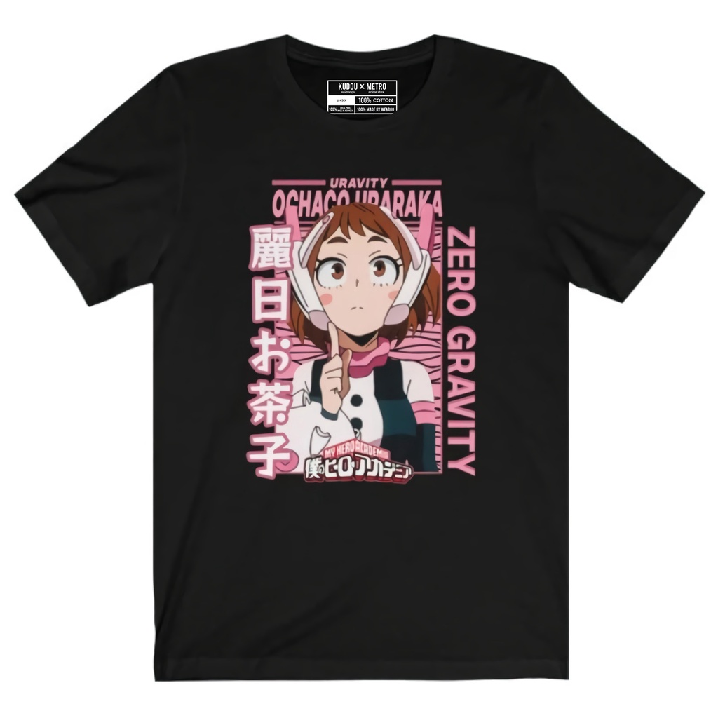 Tshirt Uraraka Ochako Anime Manga BNHA My Hero Academia Premium Unisex