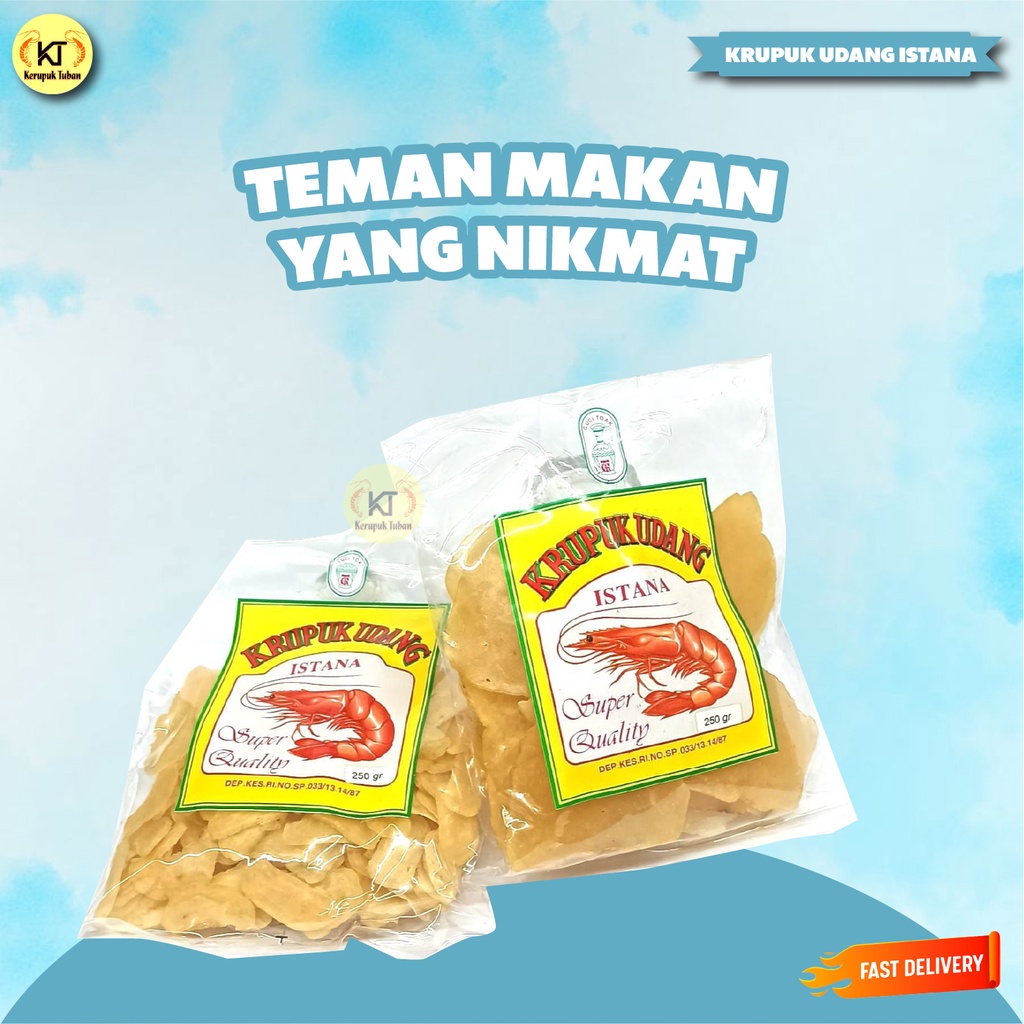 

Krupuk Kerupuk Udang Istana Guci Toak Asli Tuban Mentah 250gr Halal Original Terlaris By Kerupuktuban