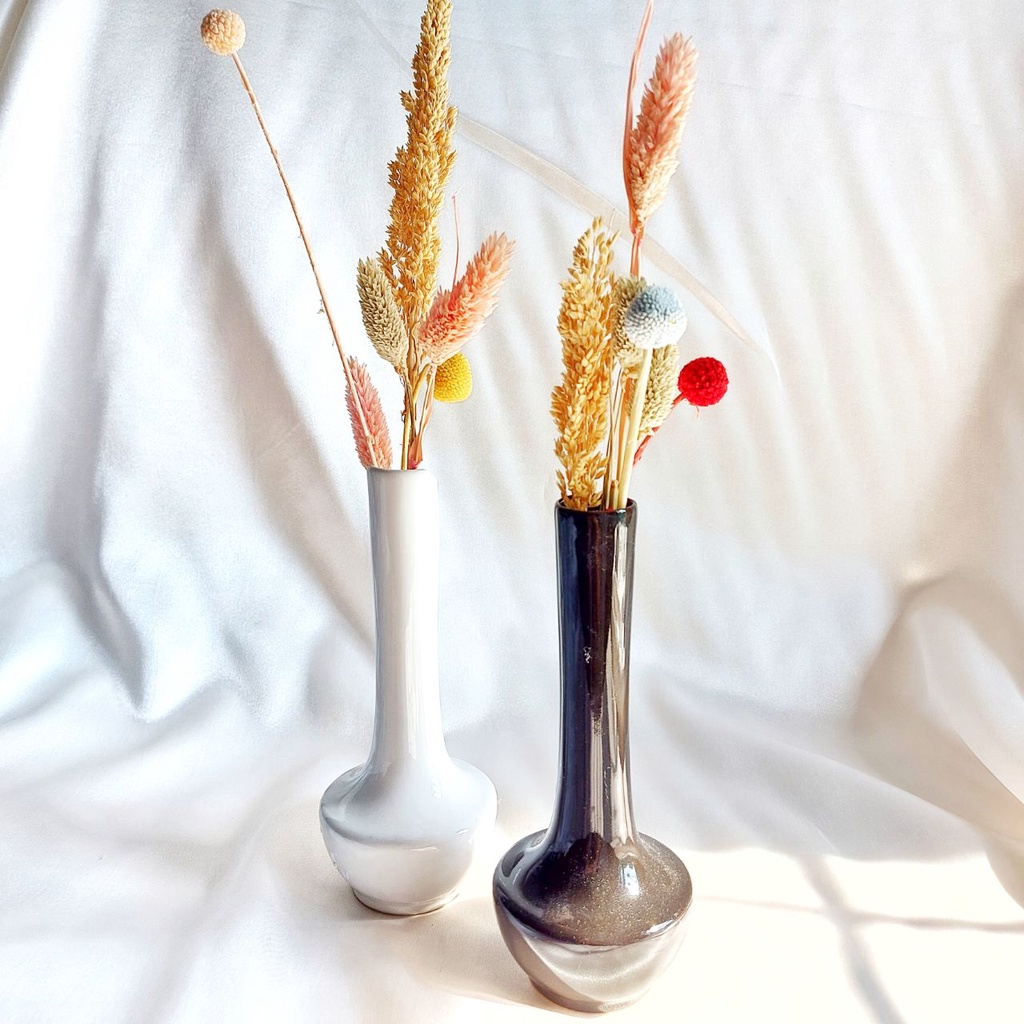 VAS/VASE/BEJANA BUNGA TANAMAN KERING KERAMIK MINIMALIS NORDIC STYLE | DEKORASI RUMAH RUANGAN TAMAN