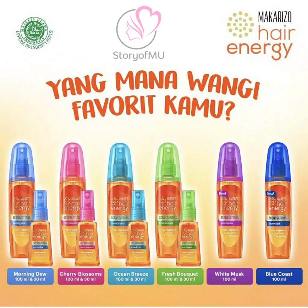 Jual MAKARIZO Hair Energy Scentsations Hair Fragrance (Parfum Rambut
