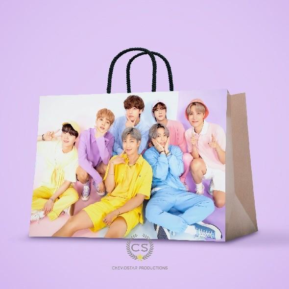 

Paper Bag Bts Jumbo/Bt21/Bangtan/Kpop/Goodie Bag/Tas Kertas/Hampers 077