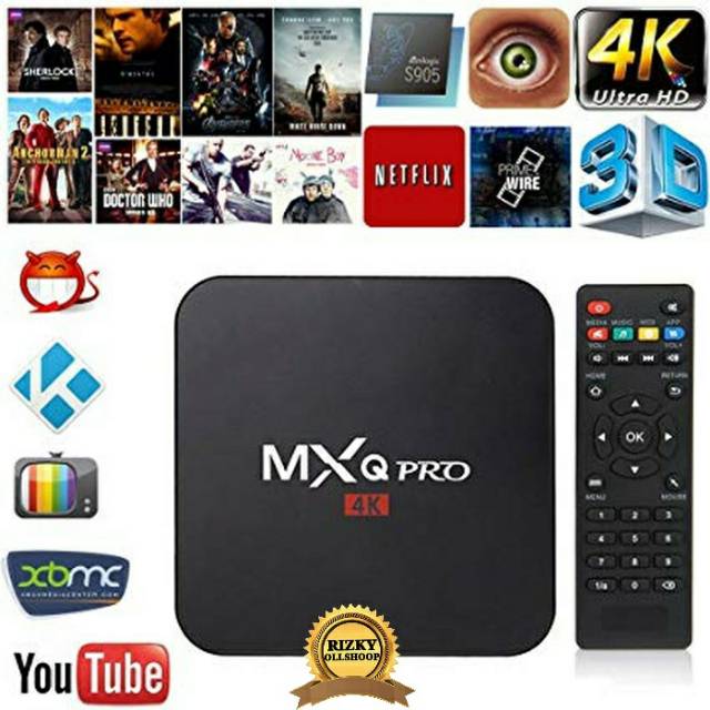 TV Box Android Smart MXQ 4K RK3229 1G/8G H.264/H.265, Keren coyy :