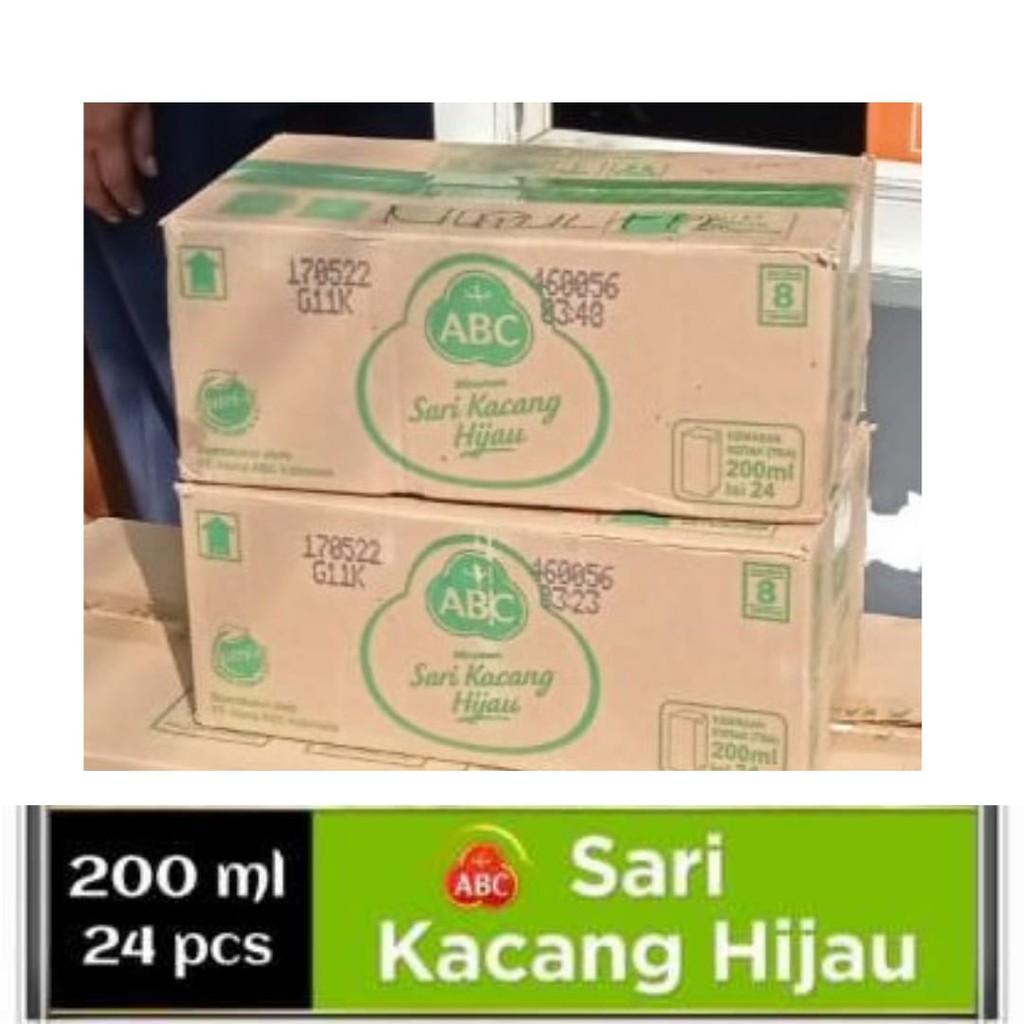 ABC Minuman Sari Kacang Hijau 200 mL (1 dus - 24 pcs)