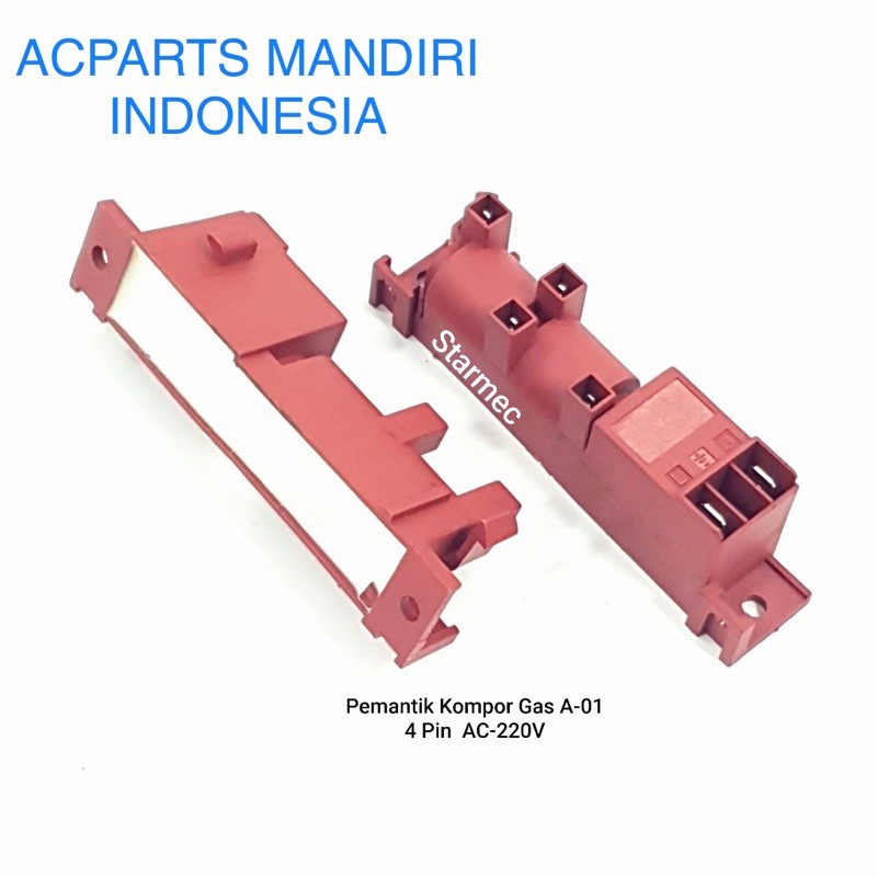 pemantik kompor gas 4 pin AC - 220V