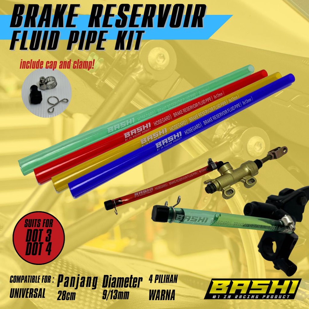 selang reservoir delete kit bashi brake reservoir fluid pipe kit pengganti tabung rem