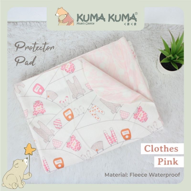 Kuma Kuma Protector PAD / PERLAK IMPORT / PERLAK 90x70cm / Smoothy Waterproof Pad / Perlak Kain Anti Air