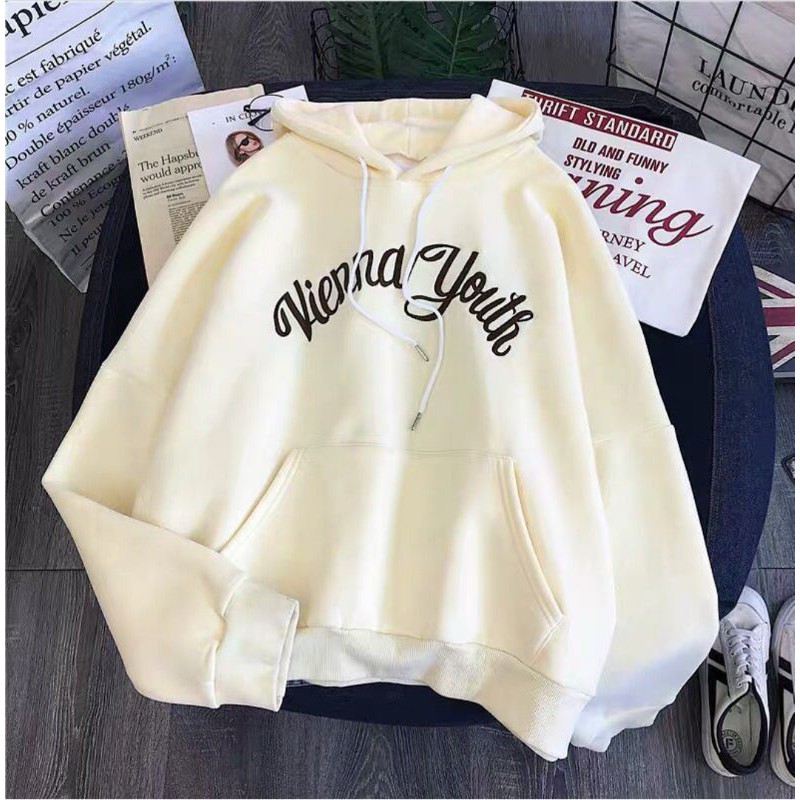 hoodie wanita - VIENNA YOUTH BORDIR SWEATER - sweater wanita korea-2