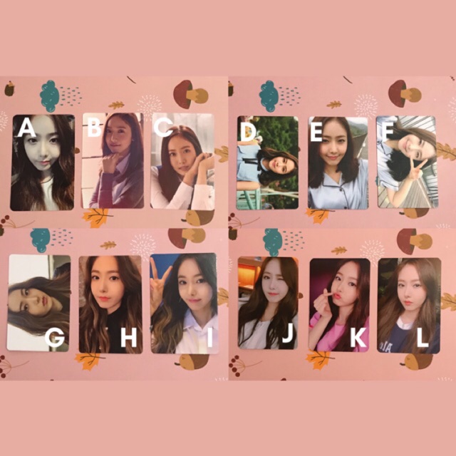 GFRIEND SINB PHOTOCARD PC Flower Bud Snowflake LOL The Awakening Parallel Album