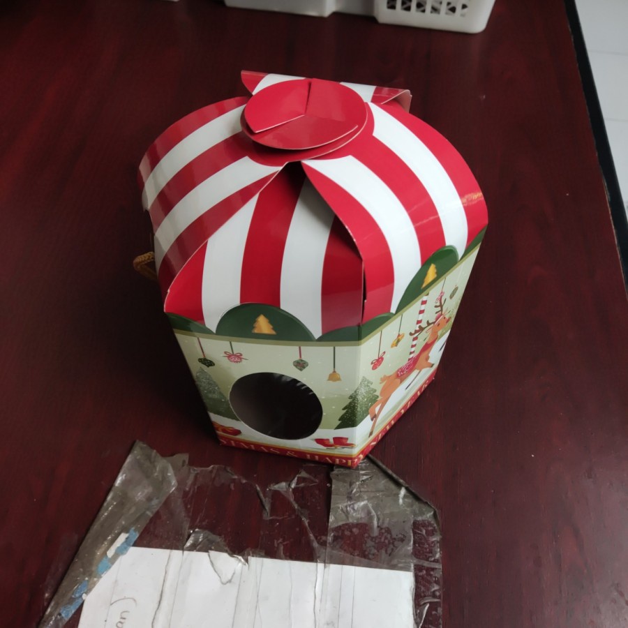 Christmas box natal Carousel Kotak hampers Box cookies