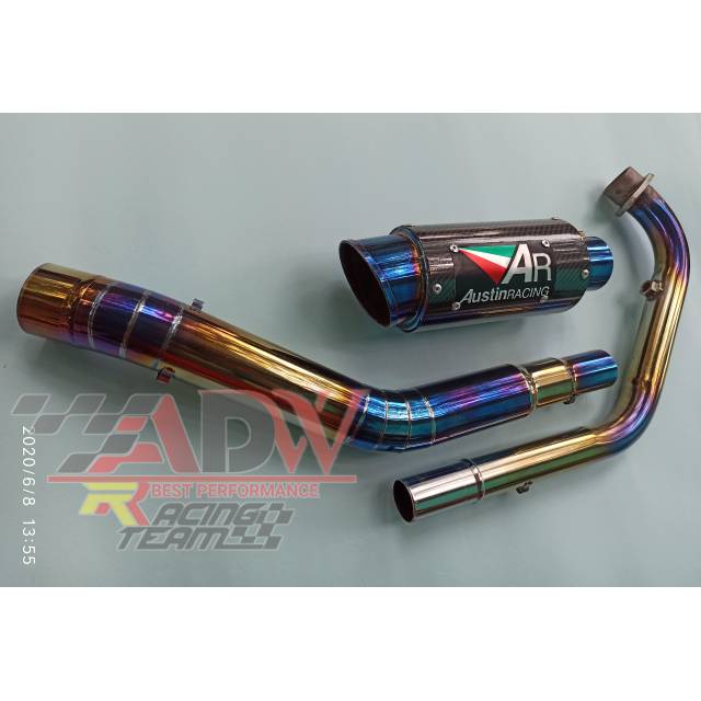Knalpot racing austin racing cbr gsx mxking vixion satriaFu r15 dll